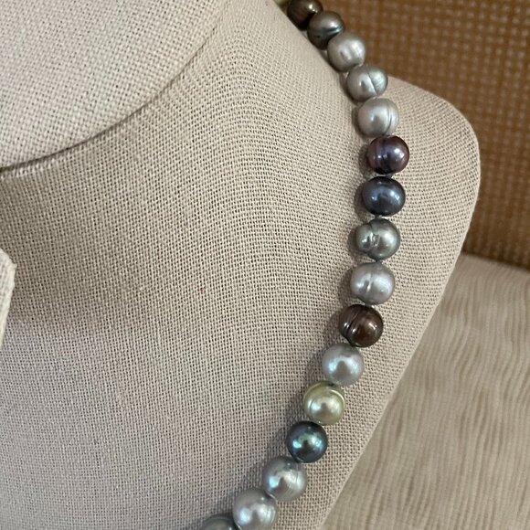 Honora 18.5" Freshwater Fresh Water Pearl Multicolored pearl Necklace - Picture 3 of 11
